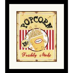 Lesley Hallas 'Popcorn Freshly Made' Framed Art Print
