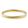 14k Yellow Gold Twisted Bangle Bracelet