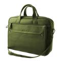 Bellerose Women's Green Tablet Faux Leather Briefcase