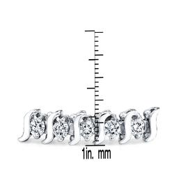 14k Gold 7ct TDW Diamond Tennis Bracelet (I-J, I1-I2)
