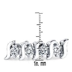 14k Gold 15ct TDW Diamond Tennis Bracelet (I-J, I1-I2)