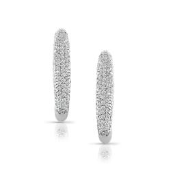 14k White Gold 1/4ct TDW Diamond Earrings (I-J, I1-I2)
