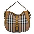 Burberry Medium Vintage House Check Hobo Bag