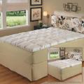 Overfilled Gusseted Featherbed with Protective Zip Cover
