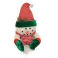 Good Tidings Snowman Fabric with Scarf Tree Topper