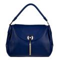 Versace Medium Royal Blue Nappa Leather Shoulder Bag