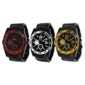 Geneva Platinum Men's Chronograph-style Link Watch