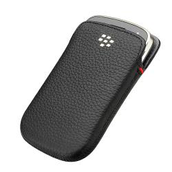 BlackBerry Bold 9900/ 9930 OEM Black Leather Pocket  HDW-38845-001