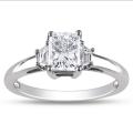 18k White Gold 1 1/10ct TDW Diamond Engagement Ring (H-I, VS1)