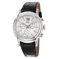 ESQ by Movado Men's 'Quest ' Stainless Steel and Leather Quartz Watch