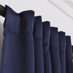 Eclipse Blue Thermal Blackout 96-inch Curtain Panel Pair