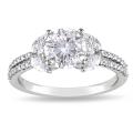 18k White Gold 1 3/4ct TDW White Diamond Engagement Ring (H-I, I1-I2)