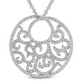 18k White Gold 7/8ct TDW Diamond Necklace (G-H, SI1-SI2)
