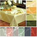 Rose Trellis Jacquard 60x120-inch Tablecloth in assorted colors