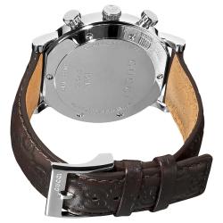 Gucci Men's 'G-Chrono' Leather Strap Chronograph Diamond Watch