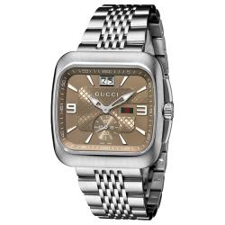 Gucci Men's 'Coupe' Stainless Steel Watch