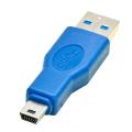 SYBA USB 3.0 Plug Adapter, USB 3.0 Type A to USB 3.0 Mini B 5-pin M/M