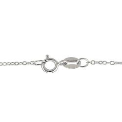 Silver 14 1/4ct TGW Rutile and 1/6ct TDW Black/ White Diamond Necklace