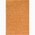 Hand-tufted Asten Yellow Floral Wool Rug (5'x7'6")