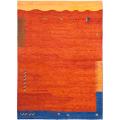 Hand-knotted Gabeh Dreams Rust Wool Rug (4' x 6')