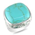 Sterling Silver Turquoise Cocktail Ring