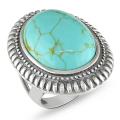Sterling Silver Turquoise Fashion Ring