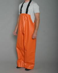 Bimini Bay Men's Orange Force 10 Bib Style Rain Pants