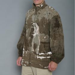Resort Stop Bear Printed Polar Fleece Jacket