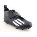 Adidas Men's 'Quickslant 5 D' Black/White Football Cleats (Size 15)