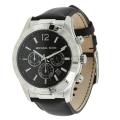Michael Kors Men's Leather Strap Chronograph Watch