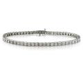 10k White Gold 1ct TDW Diamond Tennis Bracelet (I-J, I2-I3)