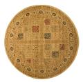 Magnificent Panel Tabriz Rug (7'10 Round)