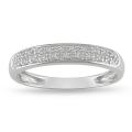 10k White Gold 1/10ct TDW Diamond Fashion Ring (H-I, I2-I3)