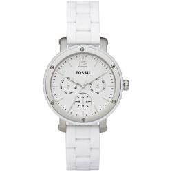 Fossil Women's 'Modern' Stainless Steel and Silicone Watch