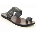 White Mountain Women's 'Costa' Black Sandals