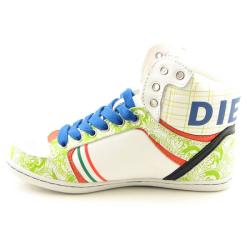 Diesel Women's 'Gz-212-D' White Verde Sneakers