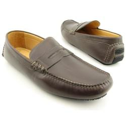 Johnston and Murphy Men's 'Kenney Penny' Brown Shoes (Size 7)