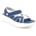 EASY SPIRIT Fabulous Womens SZ 10 Blue Navy Multi Sandals Sport Open-Toe Shoes
