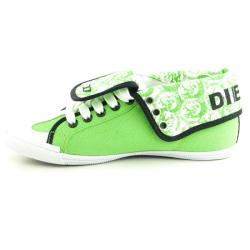 Diesel Women's 'BN-210-H' Green/White Sneakers