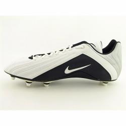 Nike Men's 'Super Speed D Lowtop' White/Black Football Cleats (Size 16)