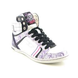 Diesel Women's 'GZ-212' White/Black Sneakers 