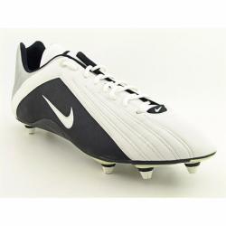 Nike Men's 'Super Speed D Lowtop' White/Black Football Cleats (Size 16)