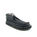 Sanuk Mens 'Dawn Patrol' High Sidewalk Black Sandal Slip On Shoes