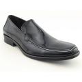 FCUK French Connection Mens 'Jordison' Black Patent Silver Loafer Shoes