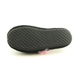 Lil' Cookie Girl's Slipper and Flip-Flop Black Shoes (Size 13)
