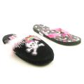 Lil' Cookie Girl's Slipper and Flip-Flop Black Shoes (Size 13)