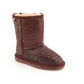 Bearpaw Girl's 'Cimi' Brown Latigo Boots Snow Shoes
