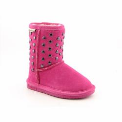 Bearpaw Gisele Youth Girls Pink Rose Snow Boots