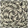 Handmade Soho Mosaic Black New Zealand Wool Rug (8' Square)