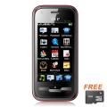 SVP M1 Pro Red touch screen unlocked phone with microSD 4GB card 3.0"